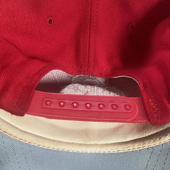 Vintage New Era Ohio State Buckeyes Snapback Hat NCAA College Football Red Cap‎ - Picture 2 of 8